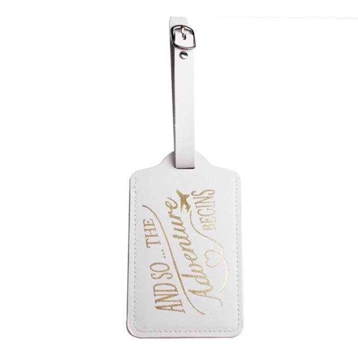 Lot De 2 étiquettes D'identification De Bagages Avec Carte D'adresse