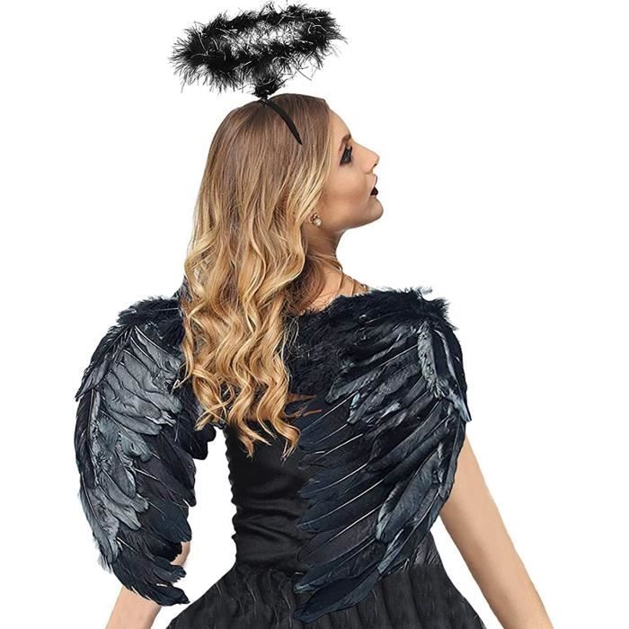 Costume D'ange Goenb Avec Ailes Et Auréole - Pour Femmes, Enfants Et Adultes - Fêtes Et Carnaval