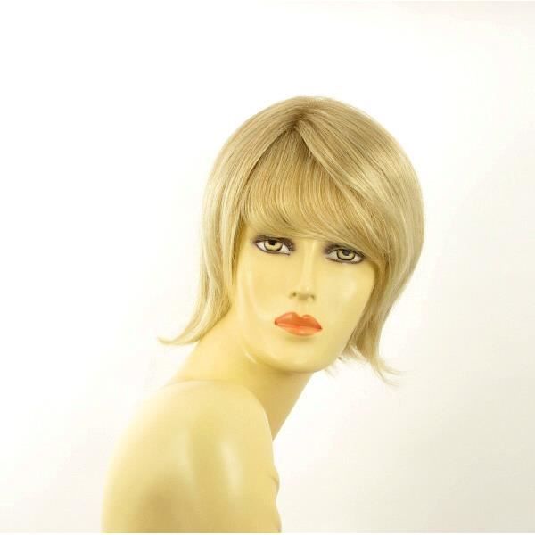Perruque Courte Femme Blonde Méchée - Modèle VALENTINE 15t613, Synthétique (Neuf)