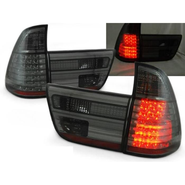 Paire de feux arriere BMW X5 E53 de 1999 a 2003 LED fume-27335818