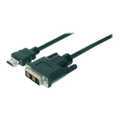 Câble de raccordement - Digitus - AK-330300-100-S - HDMI mâle vers DVI mâle - 10m noir