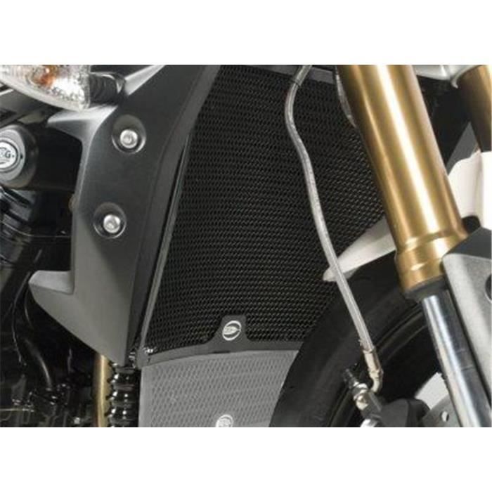 Grille De Protection Radiateur Moto Triumph Speed Triple 1050 (2005-2010) - Noir, Aluminium, Anti-débris