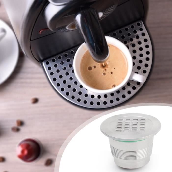 Nespresso rechargeable café Capsule filtre à dosette acier inoxydable