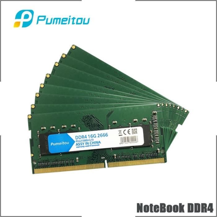 Mémoire RAM Crucial DDR4 Pour PC Portable - 4Go, 8Go, 16Go - 2133, 2400, 2666 MHz - Neuf