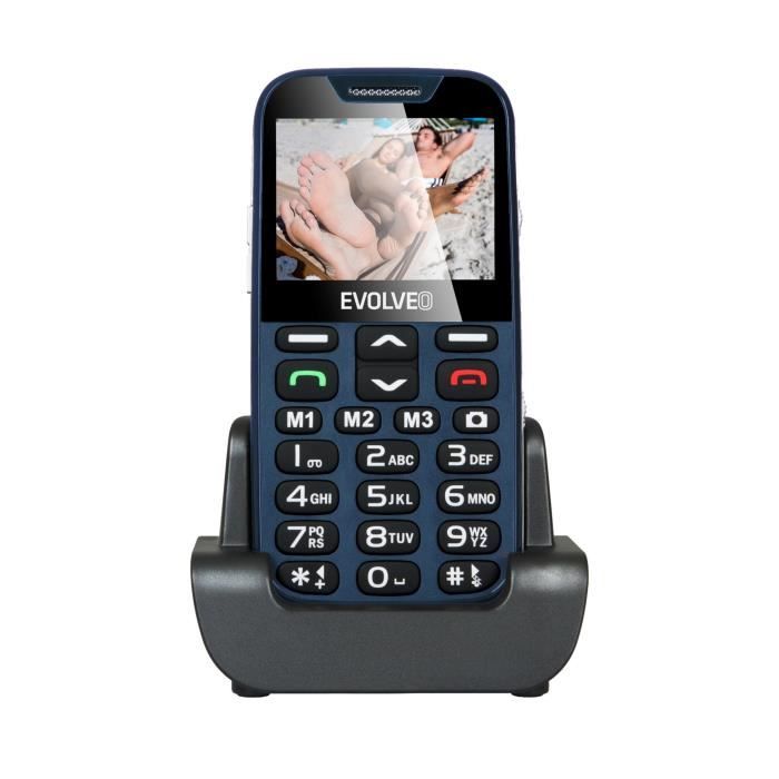Top achat Téléphone portable Evolveo EasyPhone XD, Barre, SIM unique, 5,84 cm (2.3"), 1,3 MP, 1000 mAh, Bleu pas cher Top achat Téléphone portable Evolveo EasyPhone XD, Barre, SIM unique, 5,84 cm (2.3"), 1,3 MP, 1000 mAh, Bleu pas cher
