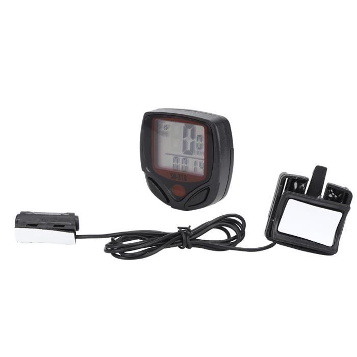 Compteur De Vitesse Vélo S866 LCD - Étanche IP65, Rétroéclairage, Pour Guidon 22,2 Mm, Compatible Scooter Et VAE