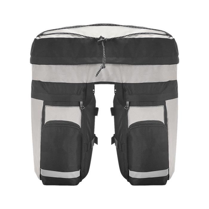 Gris noir SAHOO – sac de transport de vélo 60l, porte-bagage arrière pour vtt, sac de vélo, sacoche de bagage