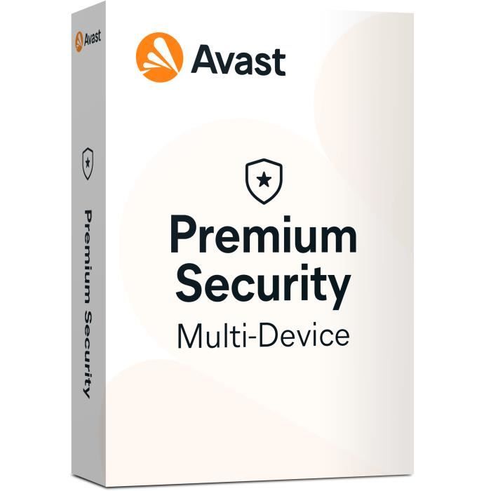 Avast Premium Security 1 appareil 1 an Licence Electronique