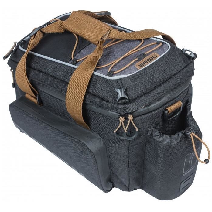 Basil sac à bagages Miles 9-36 litres polyester noir/marron