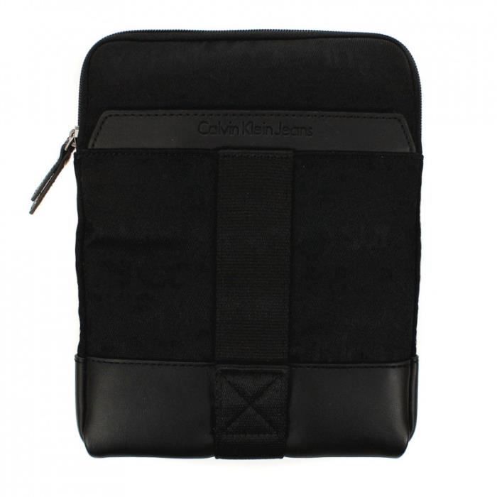 Sacoche Calvin Klein Homme Noir - Cdiscount Bagagerie - Maroquinerie