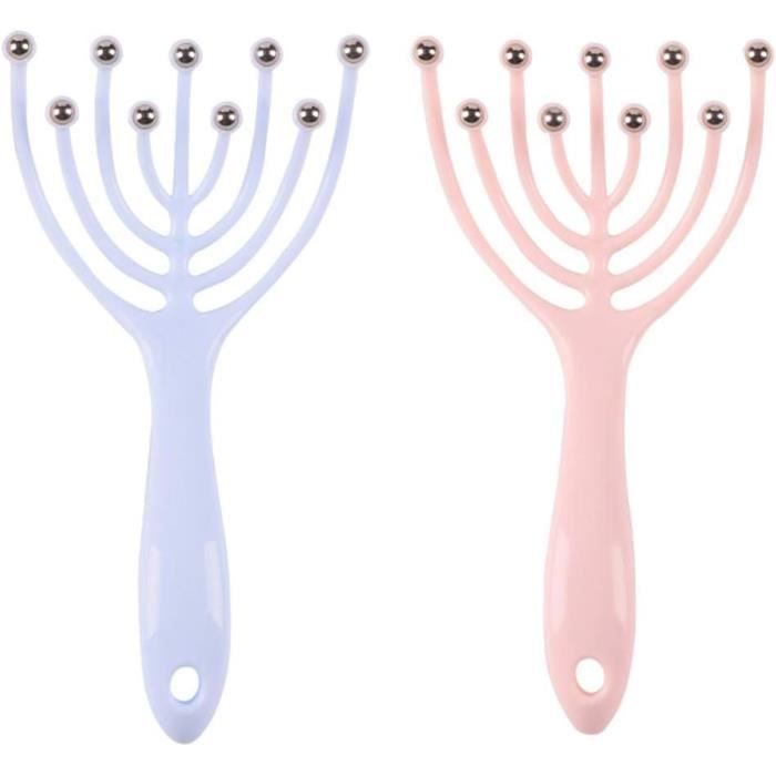 Kit 2 Brosses Bébé Cuir Chevelu En Silicone - Douces, Pour Massage Et Nettoyage Des Croûtes De Lait - 6
