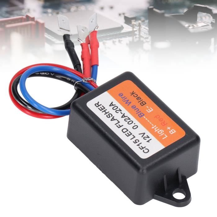 Contrôleur Stroboscopique LED 16 Modes Pour Feux De Voiture/moto - DC 9-26V, 4 Pièces, Réglable