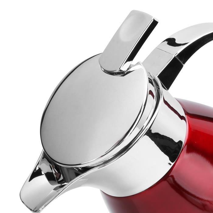 Théière Isotherme 800 Ml Avec Filtre – Acier Inox, Motifs Floraux, Maintien Au Chaud