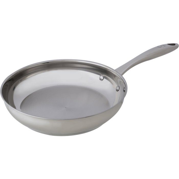 Poêle à Frire Beka 26 Cm - Acier Inoxydable 18/10, Triple Fond, Induction Compatible (Blanc)