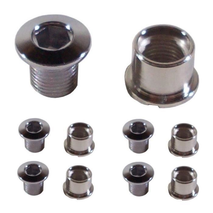 Kit 5 Vis Plateaux Route Rotor Pour Pédaliers Rotor, Shimano, SRAM