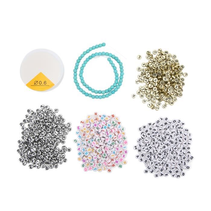 Kit de perles en verre cristal tchèque à facettes, 500 pièces