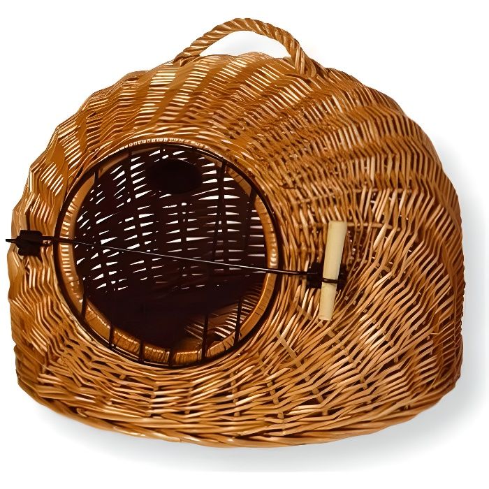 Panier Chat Rond En Osier 45 Cm Achat Vente Pas Cher