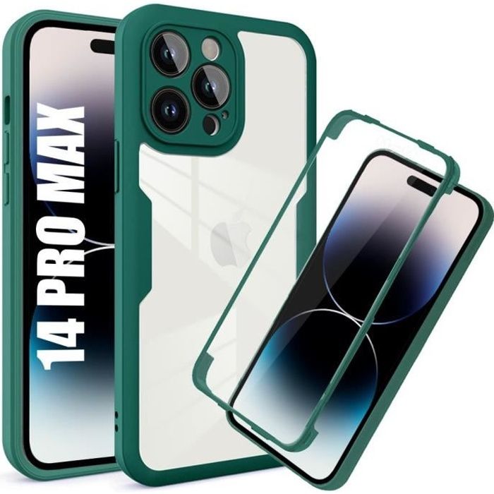 Coque Silicone Pour iPhone 13 Couleur Vert Protection Objectif
