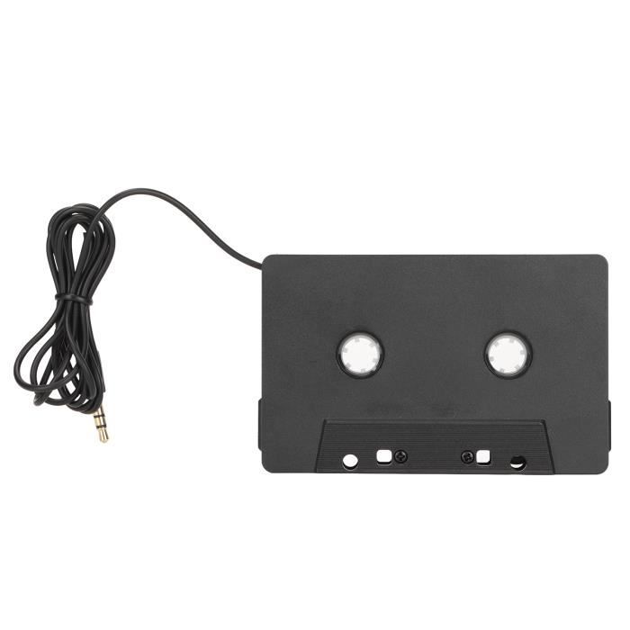 EJ.life Car Cassette Tape Adapter, Black Cassette To Aux Adapter for