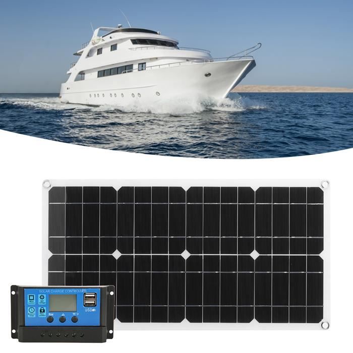 Panneau Solaire Monocristallin 20W Avec Chauffage - Pour Voiture, Animaux, Maison, Air Chaud, Neuf