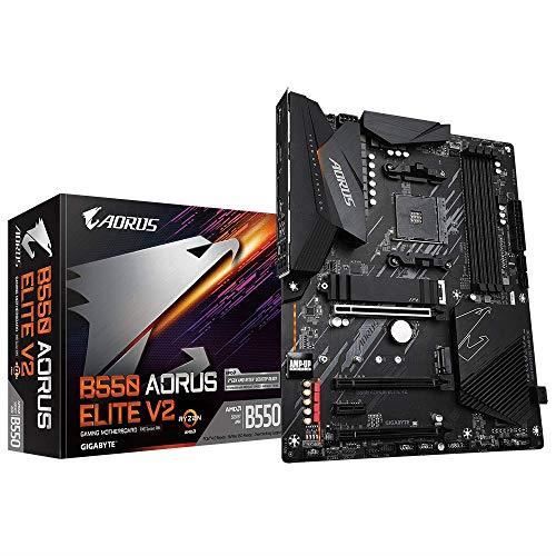 GIGABYTE B550 AORUS ELITE V2 AMD Ryzen de 3e génération et série 5000 – Ryzen de 3e génération avec processeur graphique Radeon comp
