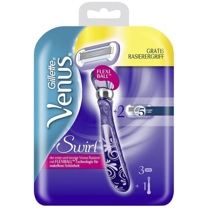 Gillette Venus Swirl Pack Rasoir 3 Lames Pour Femme Hygiene Et Soins Du Corps Cdiscount Au Quotidien