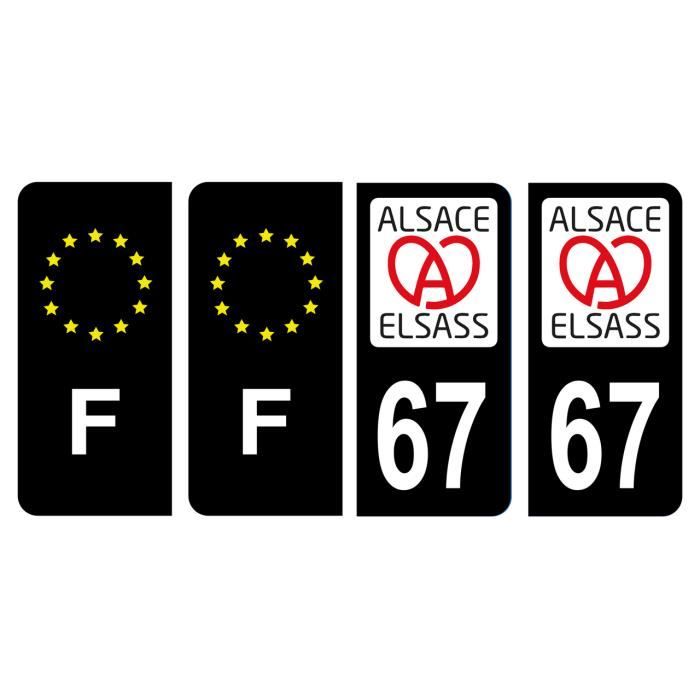 Autocollant Plaque D'immatriculation F Europe Madagascar - Marque Béarn, Modèle 23285, Neuf