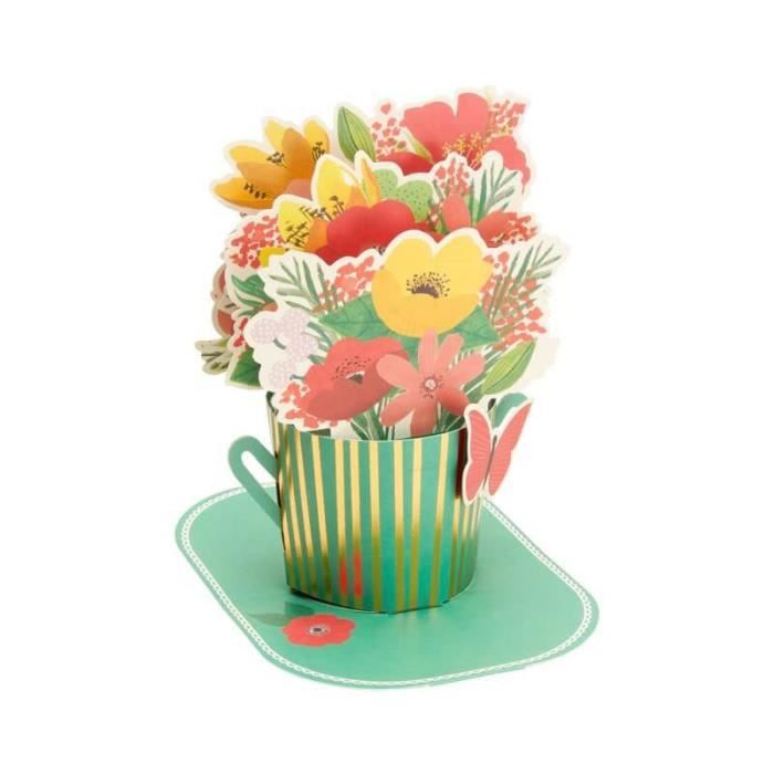 Draeger Paris - Biglietto Pop Up Biglietto d'auguri 3D con suo
