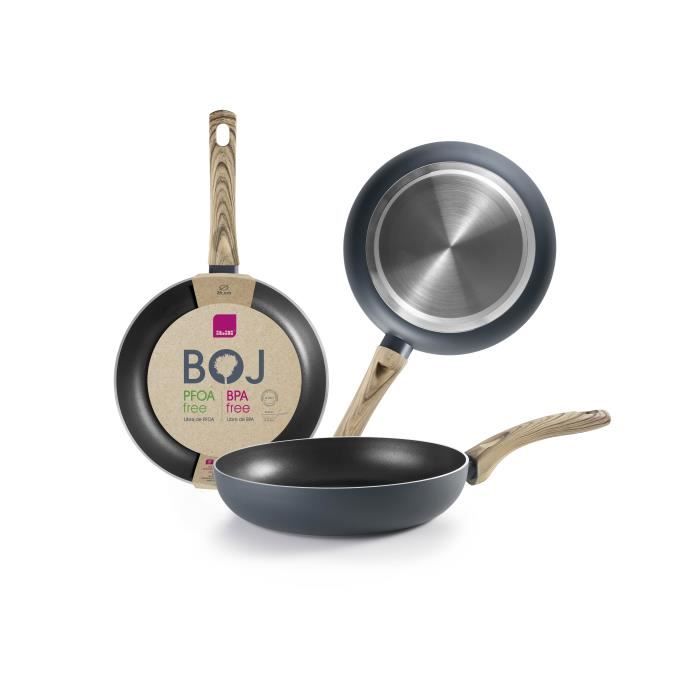 IBILI - Wok Indubasic, 16 cm, Aluminium, Antiadhésif, Compatible avec l'induction - Maison