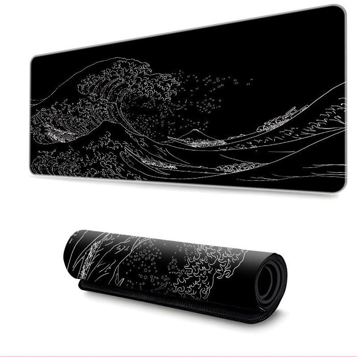 Grand tapis de étendu pour bureau vague Neuf - vue 7
