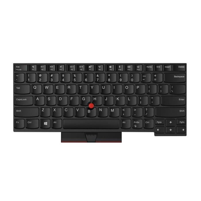 Clavier Lenovo 01HX487 Rétroéclairé Filaire Anglais - vue 1