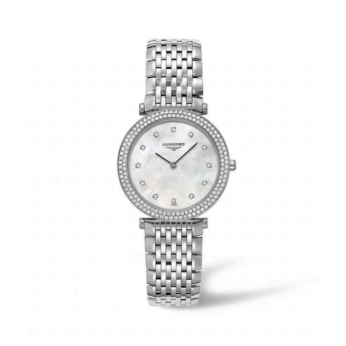 LONGINES FEMME BRACELET \u0026 BOITIER ACIER INOXYDABLE QUARTZ MONTRE L45150876  - Cdiscount Bijouterie