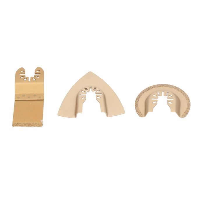 Lot De 3 Lames Oscillantes Pour Multi-outil – Compatible Black & Decker, Milwaukee, Makita, Ridgid