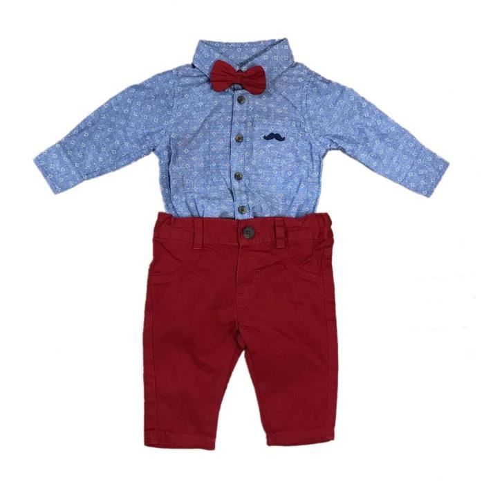 Pantalon /à Bretelles pour b/éb/é gar/çon Enfants b/éb/é Chemise /à Manches Longues avec Noeud Papillon Printemps Automne Contraste Couleur Gentlemen Suit Jumpsuit Tenues