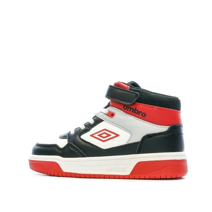 Umbro Baskets Noires/Rouges/Blanches Garçon Rouge Umbro Olly Vlc