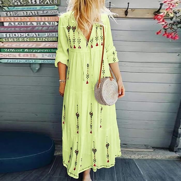floryday robe bohemienne