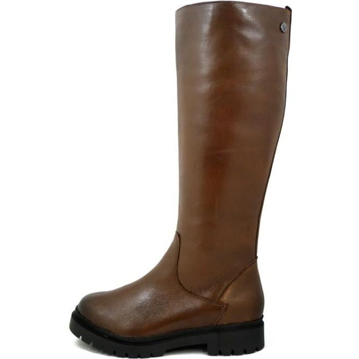 Botte cuir souple femme shop