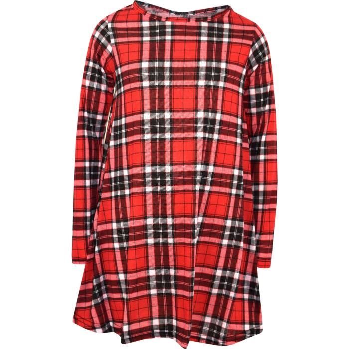 Robe T-shirt Fille Matalan – Rose, Coton, Motif Géométrique – Taille 2-3 Ans – Occasion TB