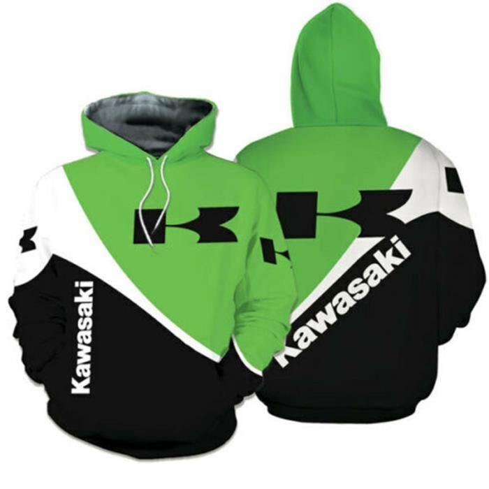 Sweat moto kawasaki outlet
