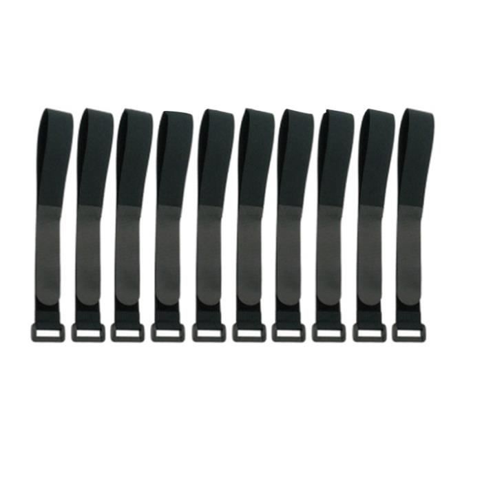 Lot De 4 Sangles De Pédale De Vélo – Réglables, En Nylon Résistant, Longueur 50–52 Cm – Compatibles VTT, Fixie, Monocycle, Scooter – Boucle En Acier
