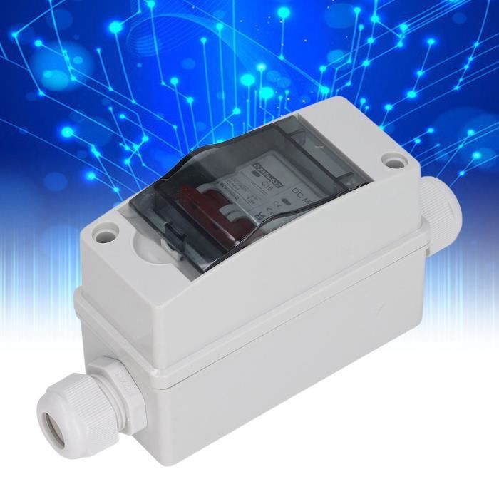 DEWIN Miniature Disjoncteur, 63A 2P DC1000V MCB Photovoltaïque Disjoncteur électrique Avec Protection Contre Les Surcharges Et Les Courts-Circuits