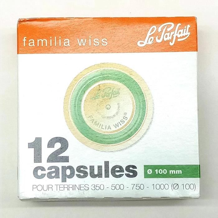 Le Parfait - familia wiss - Boite de 12 capsules Familia Wiss - 100mm - Vert84