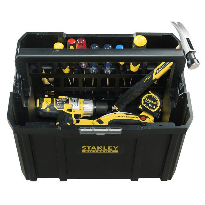 Odomètre Stanley FatMax MW55 - Mesure Jusqu'à 10 Km - Roue Pleine Acier - Poignée Soft Grip - Usage Intensif