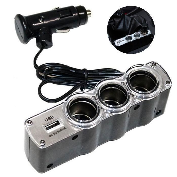 Acheter Répartiteur De Prise De Voiture, Chargeur Double USB PD20W