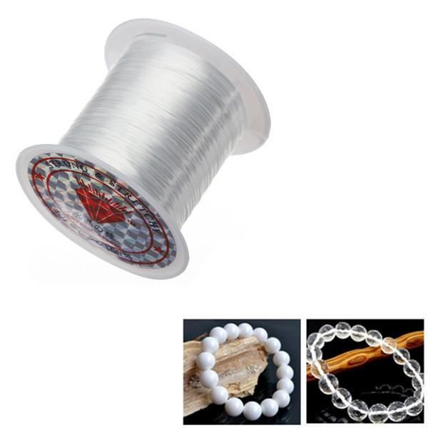 Fil de 1mm élastique pour fabrication bijoux prix pour 3 bobines couleur bleu Fil de 1mm élastique pour fabrication bijoux prix pour 3 bobines couleur bleu