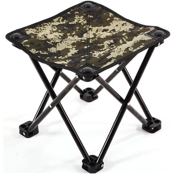 Tabouret De Camping Pliant Sharplace - Repose-pieds Inclinable, Acier Carbone Et Tissu Oxford, Capacité 63 Kg, Compact Et Portable Avec Sac De Rangement - 10