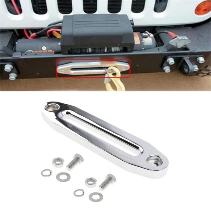 Dilwe Fairlead de corde de treuil Car Hawse Fairlead 124 Mm/4,9 Pouces Charge 2 500-4 000 Lb Dilwe Fairlead de corde de treuil Car Hawse Fairlead 124 Mm/4,9 Pouces Charge 2 500-4 000 Lb
