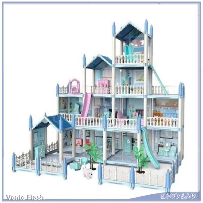 Meubles Jardin Maison Poupée Goki - 9 Pièces Bois Hêtre - Pour Poupées 12cm