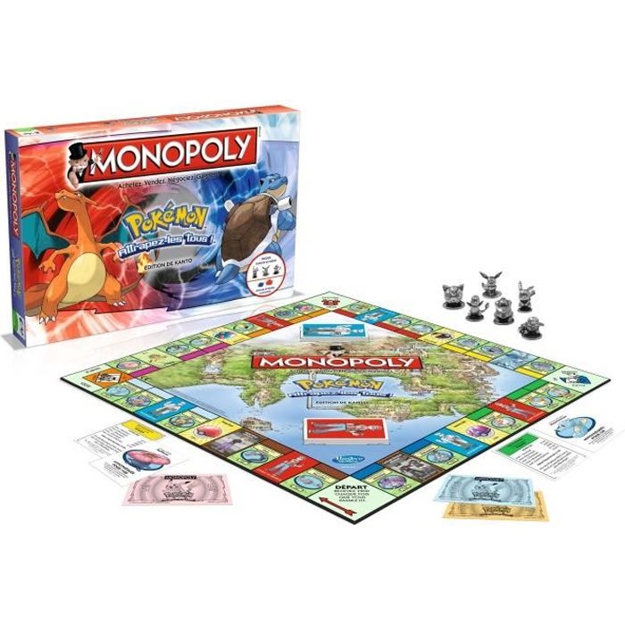Monopoly Pokémon suffiraient Edition plateau de jeu jeu gesellchaftsspiel allemand NEUF 
