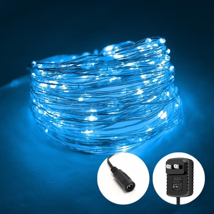Guirlande Lumineuse 50 Mètres - 500 LED Blanc Chaud - 8 Modes Avec Télécommande - IP65 étanche - Pour Intérieur/extérieur